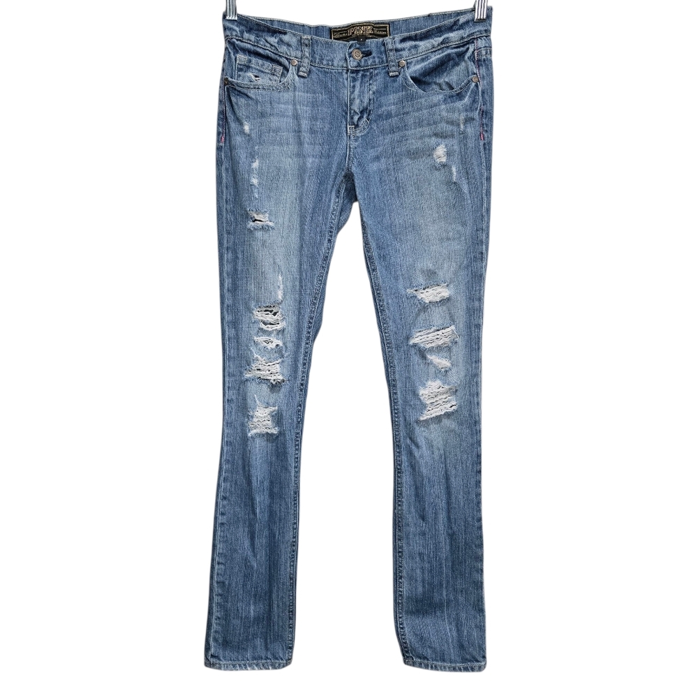 Victoria's Secret Pink Distressed Skinny Jeans